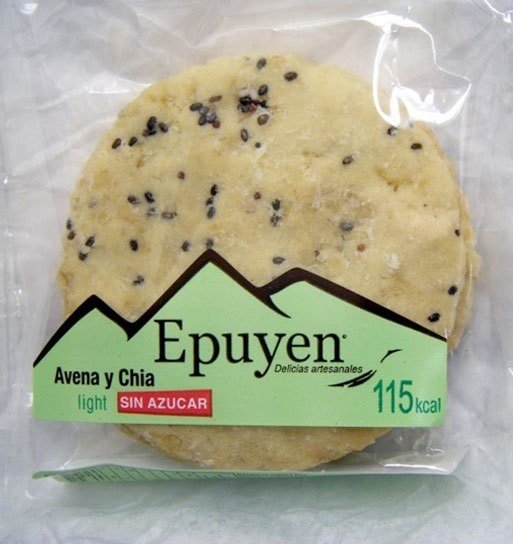 Alfajor avena y chia Epuyen